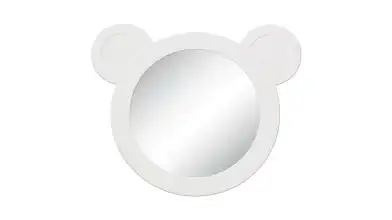 Зеркало Мишка, цвет Белый фото - 1 - превью